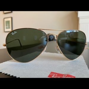 Ray Ban classic aviators - LARGE 140mm / 62mm lens